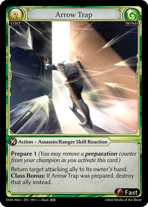 Arrow Trap (199) [Dawn of Ashes: Alter Edition] | Card Merchant Takapuna