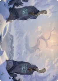 Snow-Covered Plains (276) Art Card [Kaldheim Art Series] | Card Merchant Takapuna