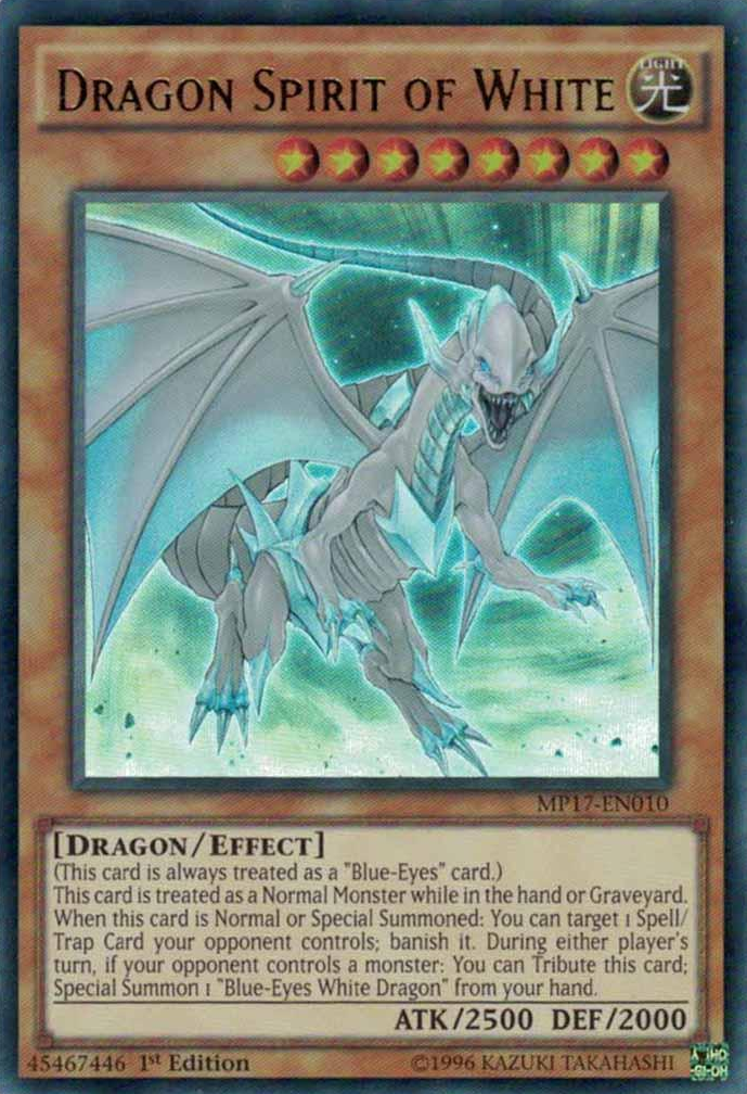 Dragon Spirit of White [MP17-EN010] Ultra Rare | Card Merchant Takapuna