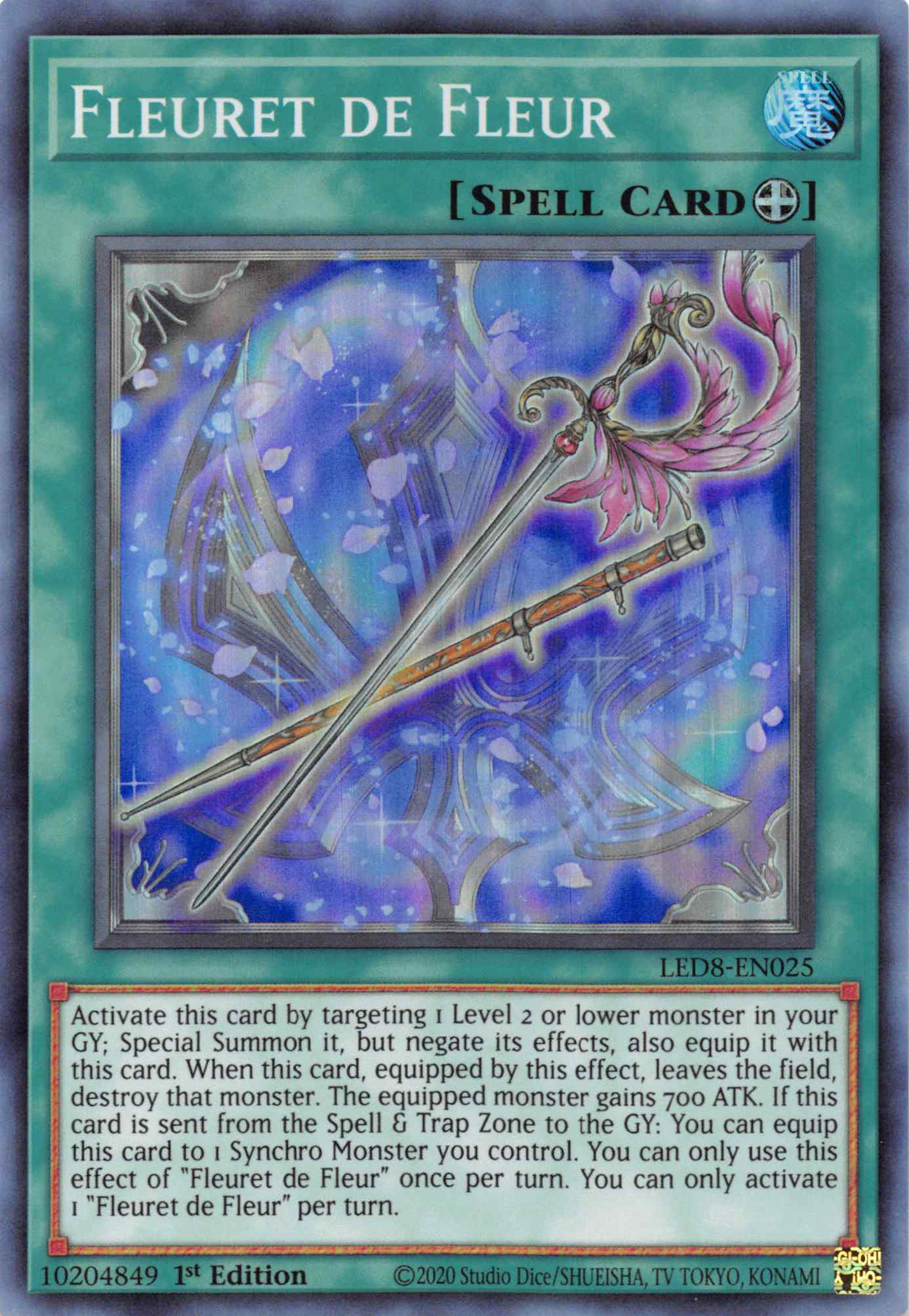 Fleuret de Fleur [LED8-EN025] Super Rare | Card Merchant Takapuna