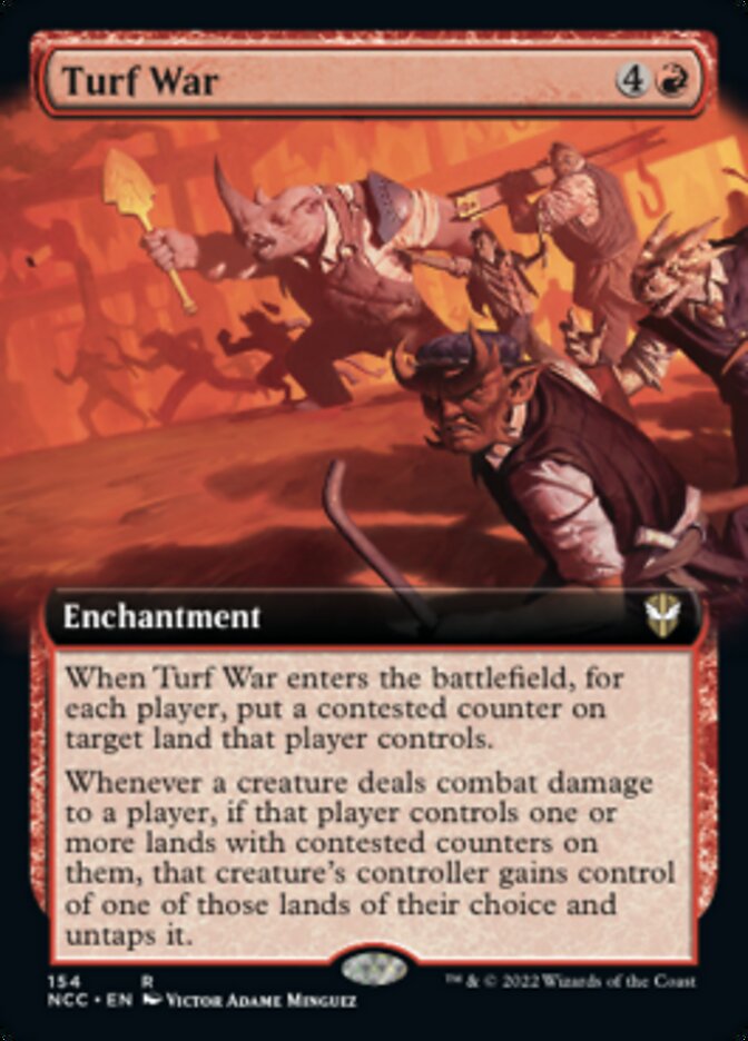 Turf War (Extended Art) [Streets of New Capenna Commander] | Card Merchant Takapuna
