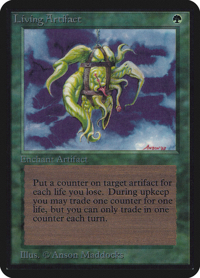 Living Artifact [Alpha Edition] | Card Merchant Takapuna