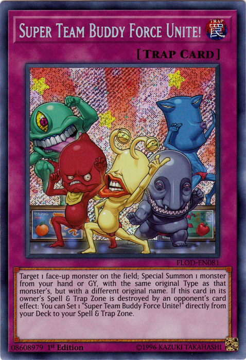 Super Team Buddy Force Unite! [FLOD-EN081] Secret Rare | Card Merchant Takapuna