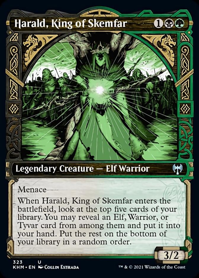 Harald, King of Skemfar (Showcase) [Kaldheim] | Card Merchant Takapuna