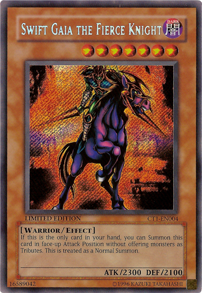 Swift Gaia the Fierce Knight [CT1-EN004] Secret Rare | Card Merchant Takapuna