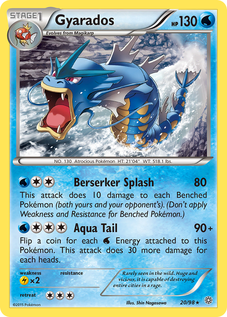 Gyarados (20/98) [XY: Ancient Origins] | Card Merchant Takapuna