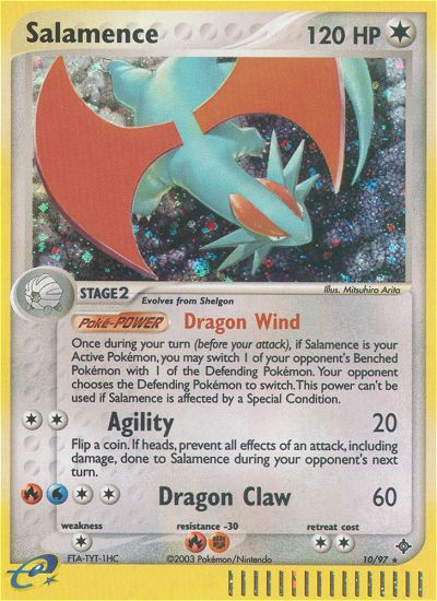 Salamence (10/97) [EX: Dragon] | Card Merchant Takapuna