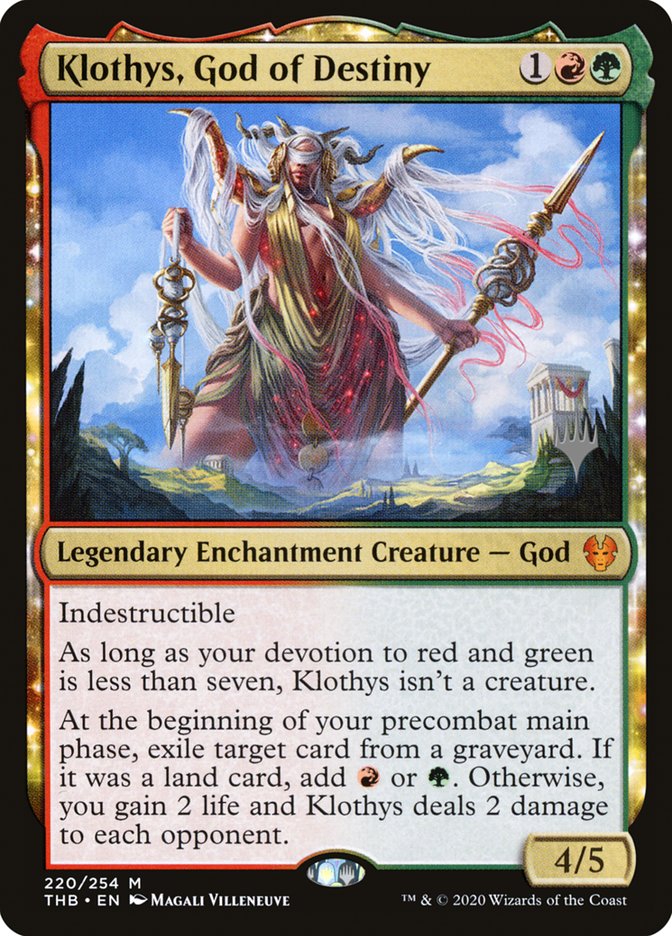 Klothys, God of Destiny (Promo Pack) [Theros Beyond Death Promos] | Card Merchant Takapuna