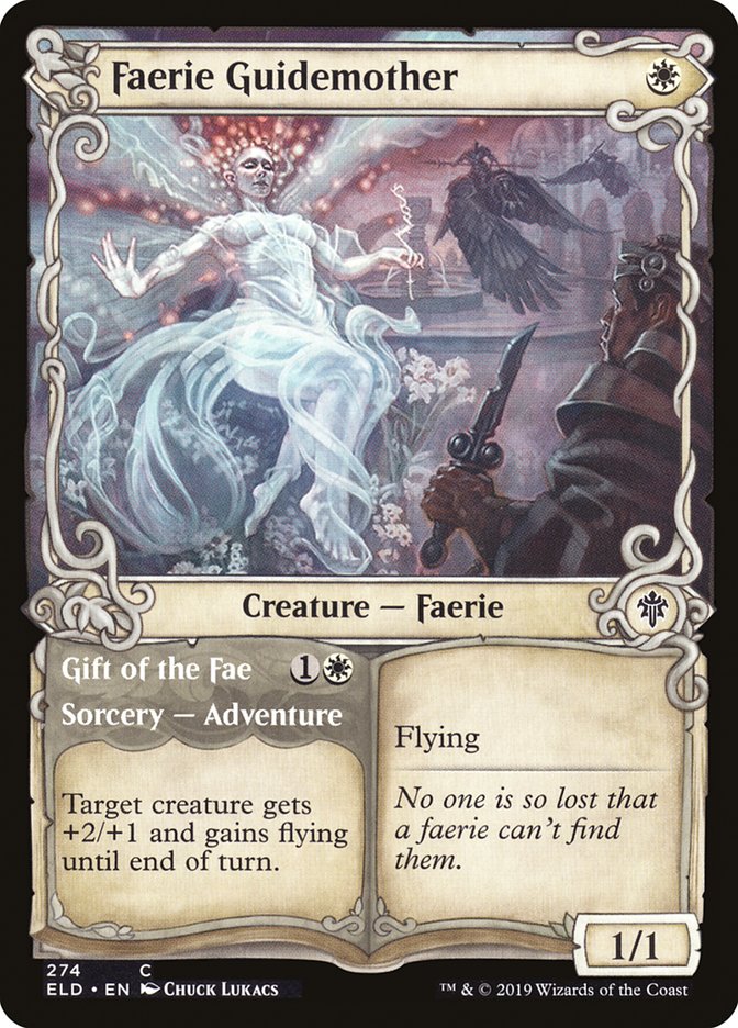 Faerie Guidemother // Gift of the Fae (Showcase) [Throne of Eldraine] | Card Merchant Takapuna