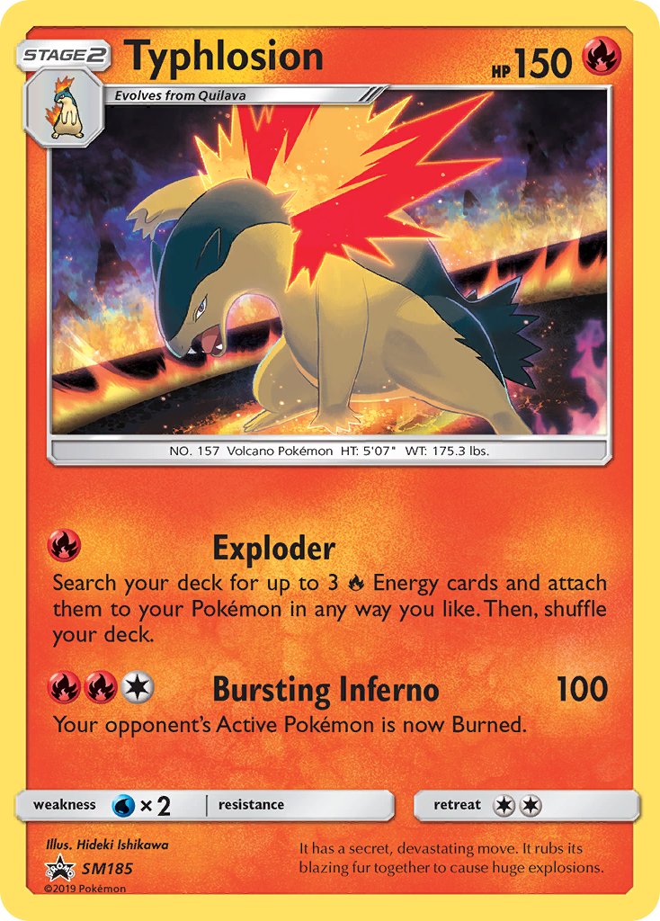 Typhlosion (SM185) [Sun & Moon: Black Star Promos] | Card Merchant Takapuna