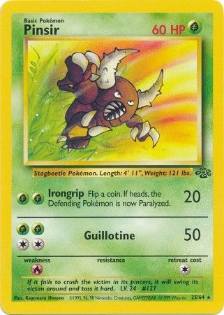 Pinsir (25/64) [Jungle Unlimited] | Card Merchant Takapuna