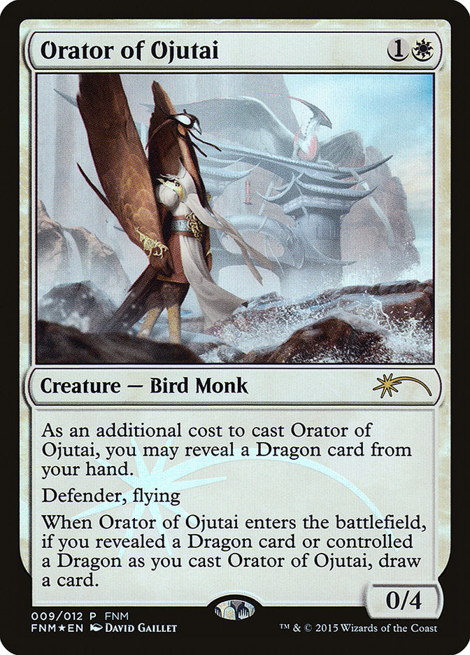 Orator of Ojutai [Friday Night Magic 2015] | Card Merchant Takapuna