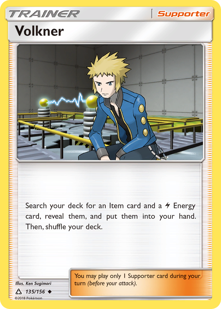 Volkner (135/156) [Sun & Moon: Ultra Prism] | Card Merchant Takapuna