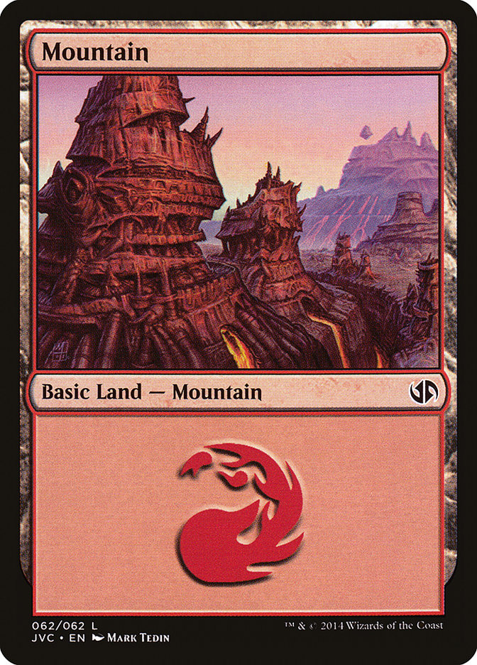 Mountain (62) [Duel Decks Anthology] | Card Merchant Takapuna