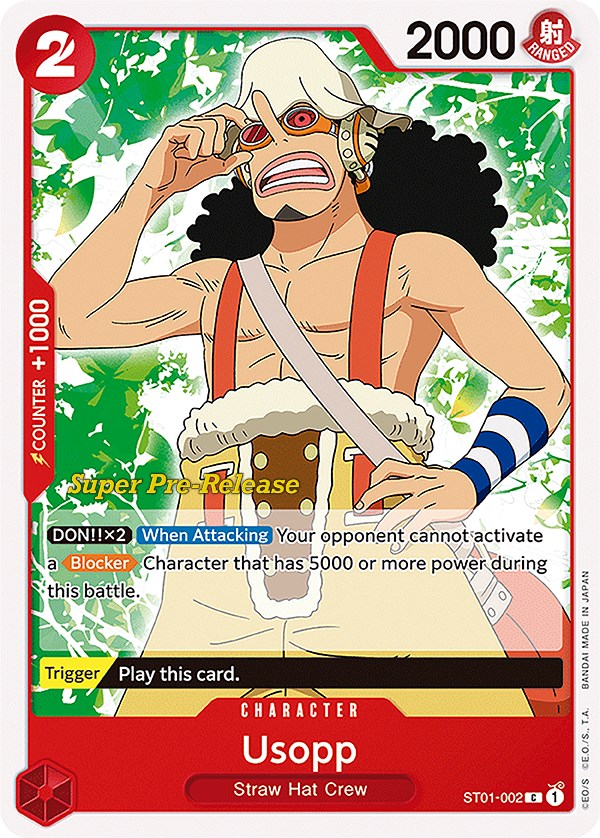 Usopp [Super Pre-Release Starter Deck: Straw Hat Crew] | Card Merchant Takapuna