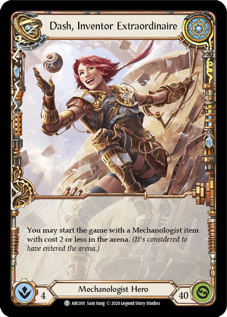 Dash, Inventor Extraordinaire // Nebula Blade [U-ARC001 // U-ARC077] (Arcane Rising Unlimited) | Card Merchant Takapuna