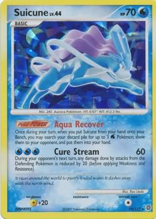 Suicune (19/132) (Cracked Ice Holo) [Diamond & Pearl: Secret Wonders] | Card Merchant Takapuna