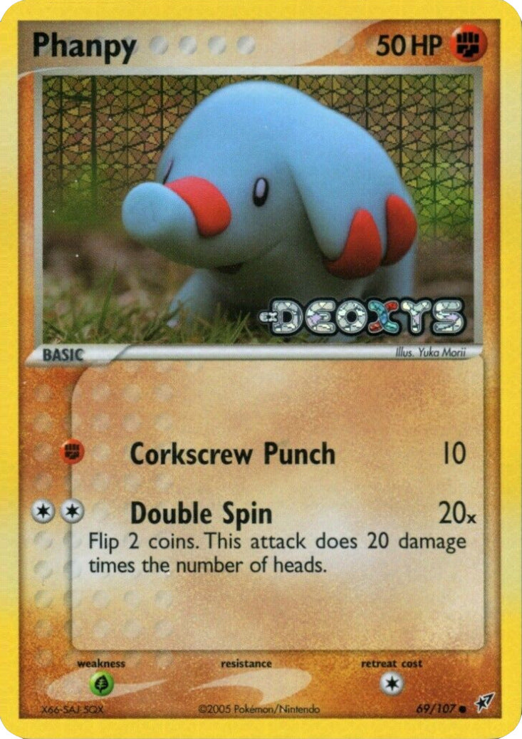 Phanpy (69/107) (Stamped) [EX: Deoxys] | Card Merchant Takapuna