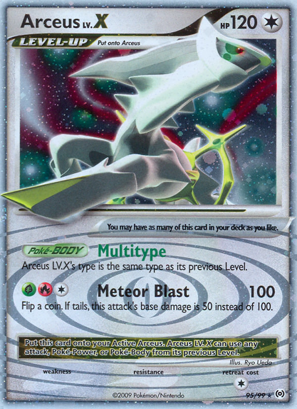 Arceus LV.X (95/99) [Platinum: Arceus] | Card Merchant Takapuna