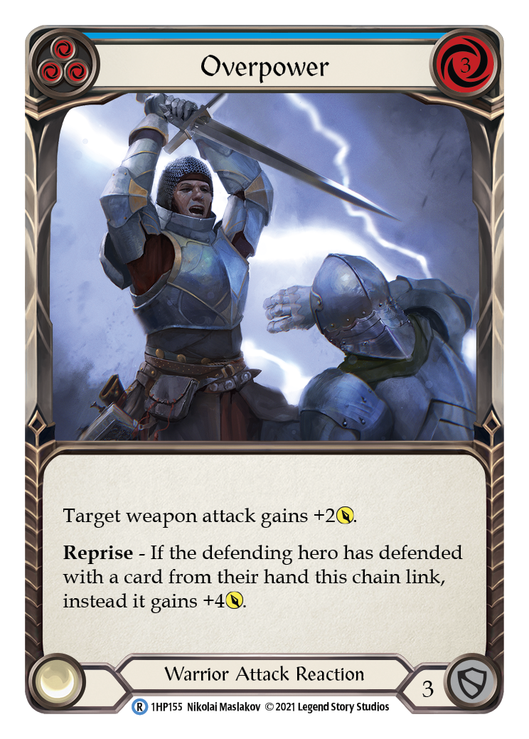 Overpower (Blue) [1HP155] (History Pack 1) | Card Merchant Takapuna