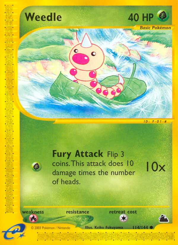 Weedle (114/144) [Skyridge] | Card Merchant Takapuna