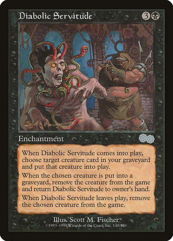 Diabolic Servitude [Urza's Saga] | Card Merchant Takapuna