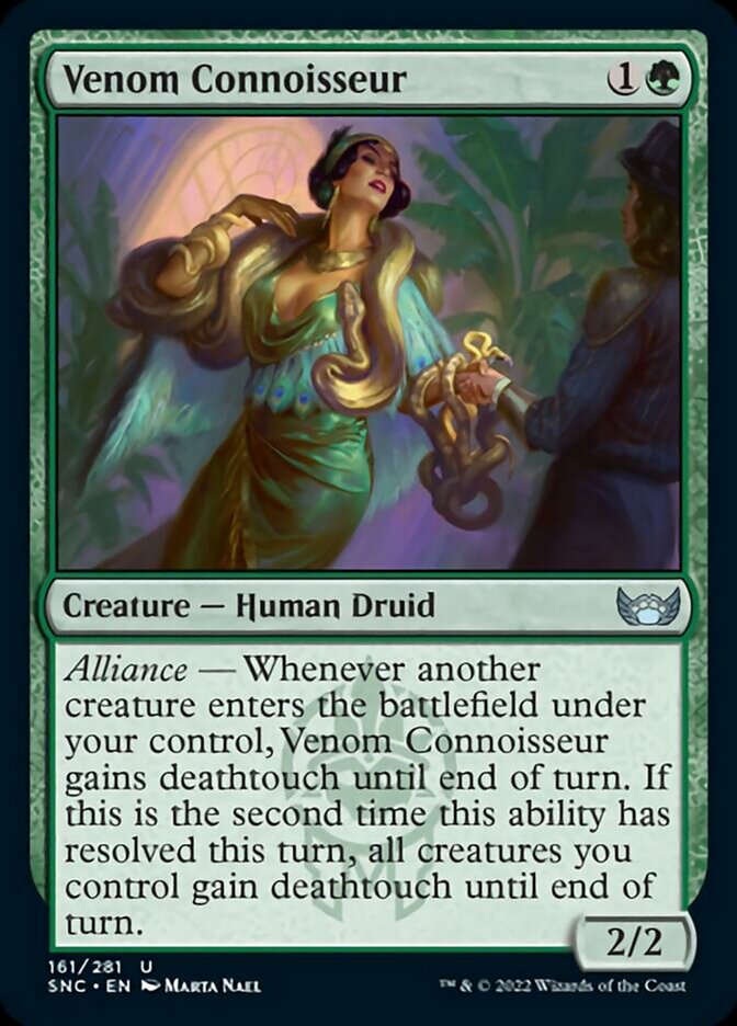 Venom Connoisseur [Streets of New Capenna] | Card Merchant Takapuna