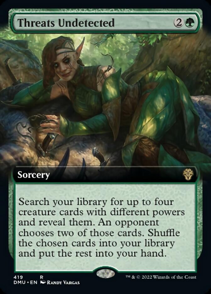 Threats Undetected (Extended Art) [Dominaria United] | Card Merchant Takapuna