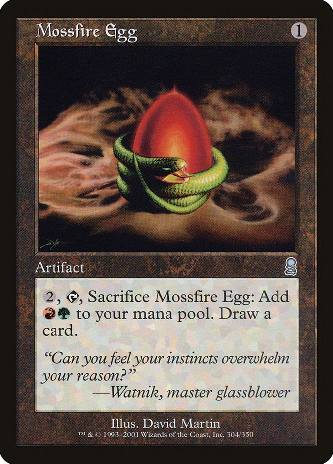 Mossfire Egg [Odyssey] | Card Merchant Takapuna