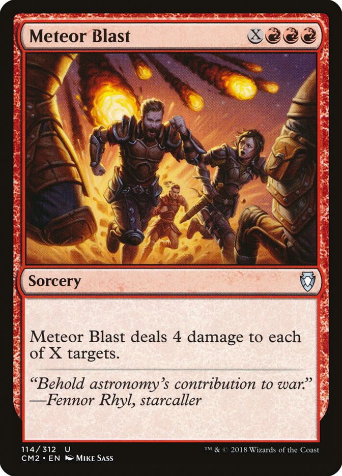 Meteor Blast [Commander Anthology Volume II] | Card Merchant Takapuna