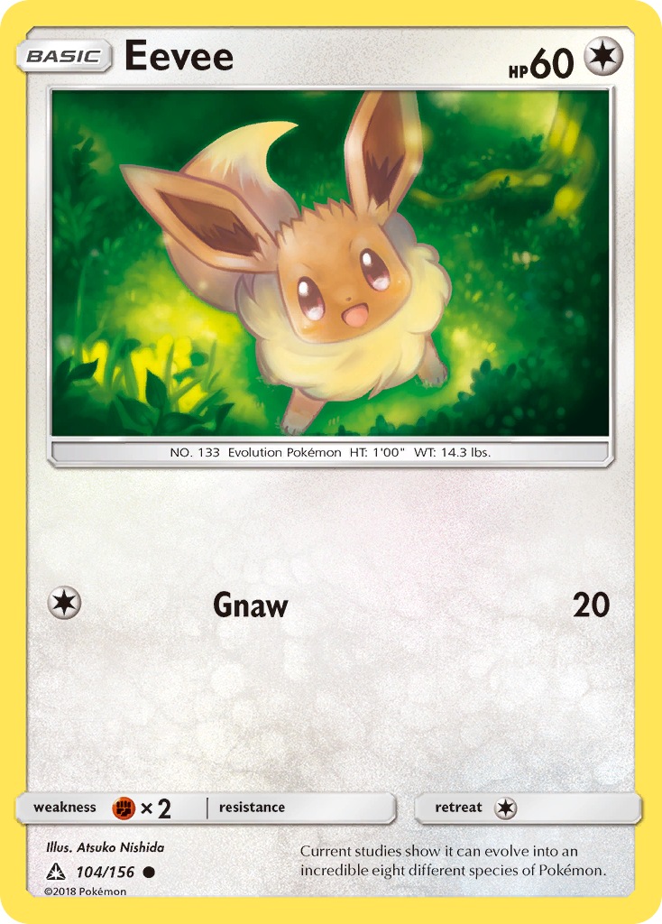 Eevee (104/156) [Sun & Moon: Ultra Prism] | Card Merchant Takapuna