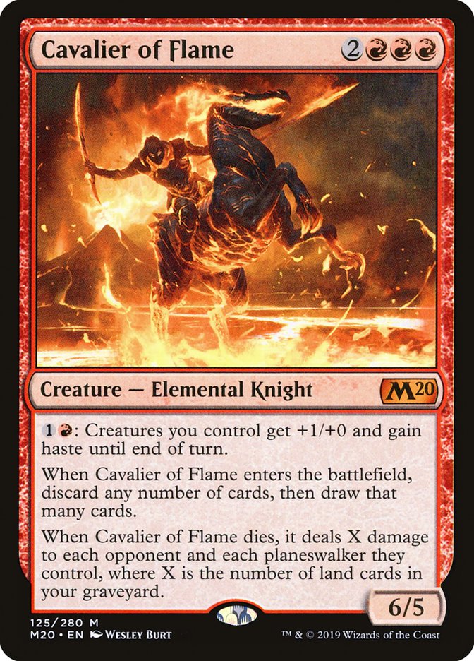 Cavalier of Flame [Core Set 2020] | Card Merchant Takapuna