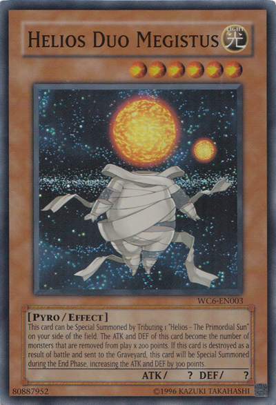 Helios Duo Megistus [WC6-EN003] Super Rare | Card Merchant Takapuna
