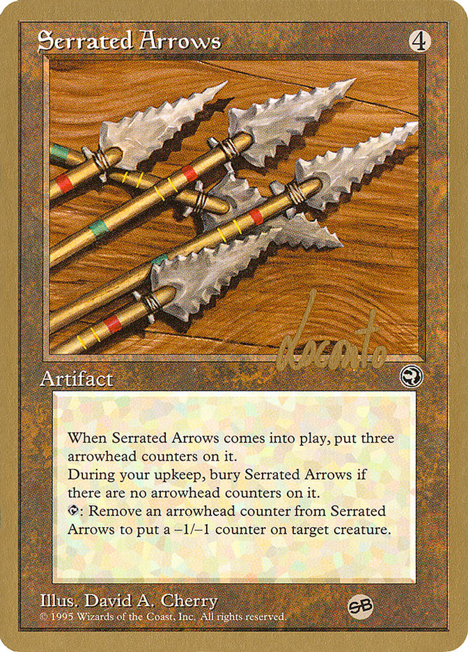 Serrated Arrows (Michael Loconto) (SB) [Pro Tour Collector Set] | Card Merchant Takapuna