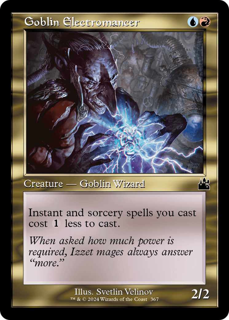 Goblin Electromancer (Retro Frame) [Ravnica Remastered] | Card Merchant Takapuna