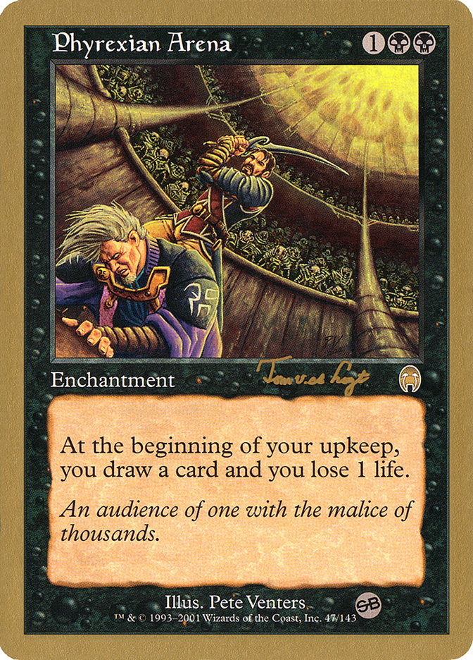 Phyrexian Arena (Tom van de Logt) (SB) [World Championship Decks 2001] | Card Merchant Takapuna