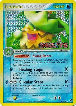 Ludicolo (10/107) (Stamped) [EX: Deoxys] | Card Merchant Takapuna