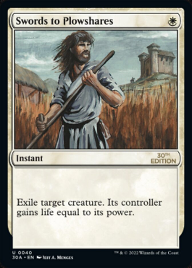 Swords to Plowshares [30th Anniversary Edition] | Card Merchant Takapuna