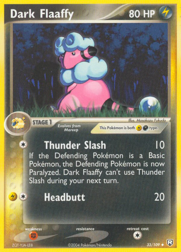 Dark Flaaffy (33/109) [EX: Team Rocket Returns] | Card Merchant Takapuna