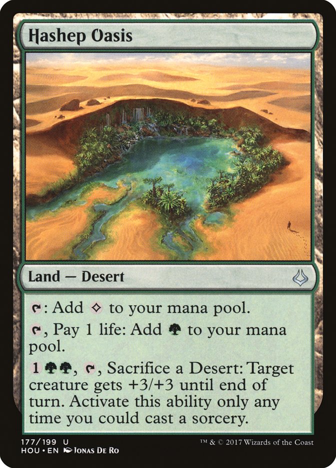 Hashep Oasis [Hour of Devastation] | Card Merchant Takapuna