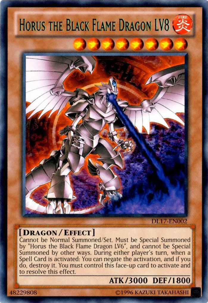 Horus the Black Flame Dragon LV8 (Green) [DL17-EN002] Rare | Card Merchant Takapuna