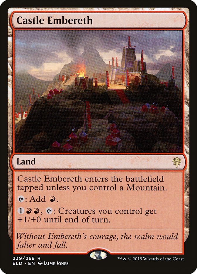 Castle Embereth [Throne of Eldraine] | Card Merchant Takapuna
