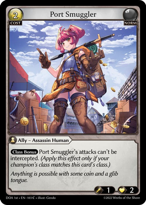 Port Smuggler (103) [Dawn of Ashes: 1st Edition] | Card Merchant Takapuna
