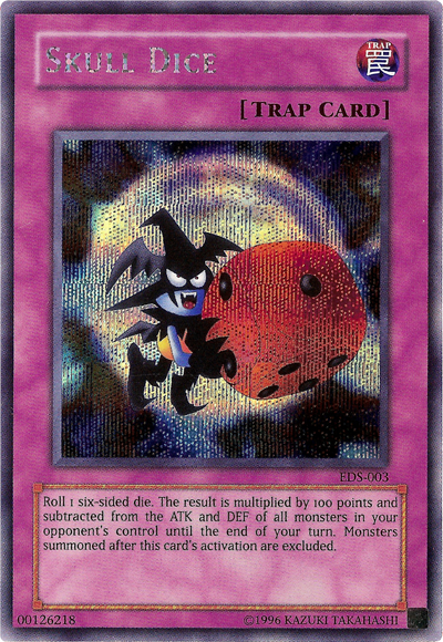 Skull Dice [EDS-003] Secret Rare | Card Merchant Takapuna