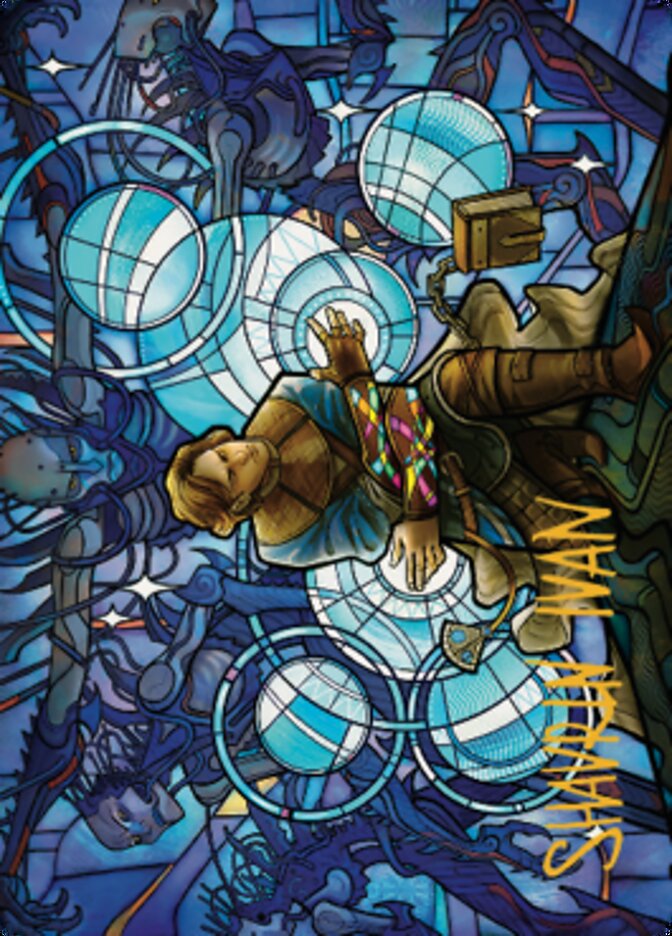 Raff, Weatherlight Stalwart Art Card (Gold-Stamped Signature) [Dominaria United Art Series] | Card Merchant Takapuna