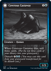 Covetous Castaway // Ghostly Castigator [Innistrad: Double Feature] | Card Merchant Takapuna