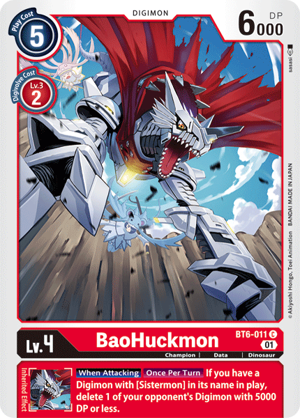 BaoHuckmon [BT6-011] [Double Diamond] | Card Merchant Takapuna
