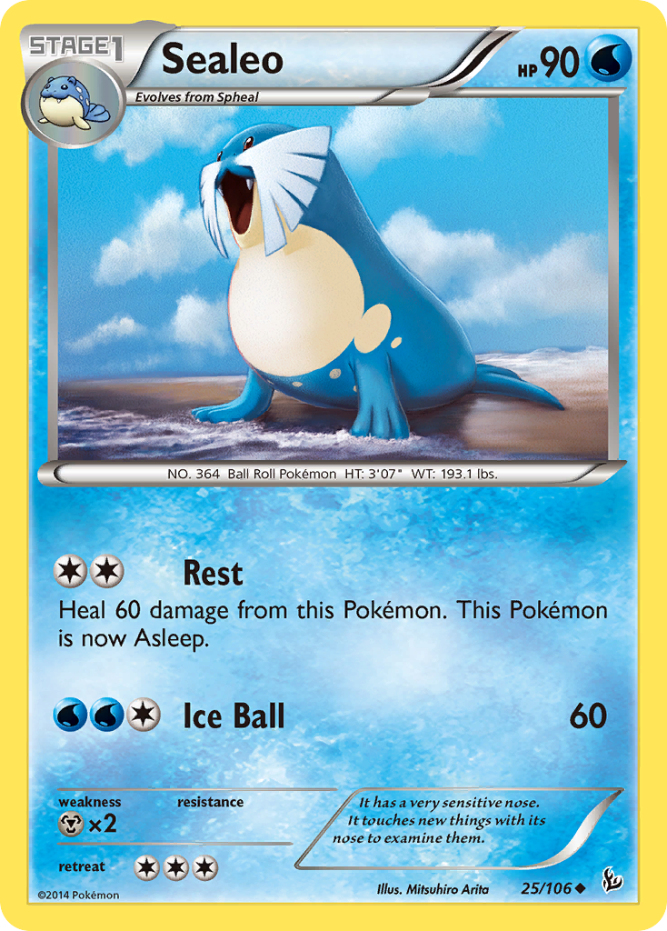 Sealeo (25/106) [XY: Flashfire] | Card Merchant Takapuna