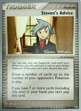 Steven's Advice (83/108) (Intimidation - Tristan Robinson) [World Championships 2008] | Card Merchant Takapuna