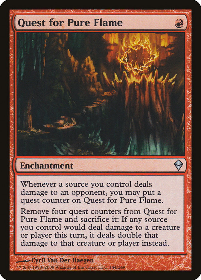 Quest for Pure Flame [Zendikar] | Card Merchant Takapuna